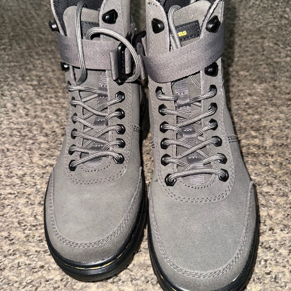 Dr. Martens Gray Combat Boots